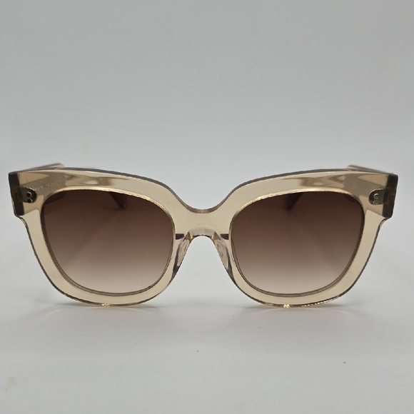 Vintage Chimi Oversised Beige Sunglasses - Picture 1 of 8